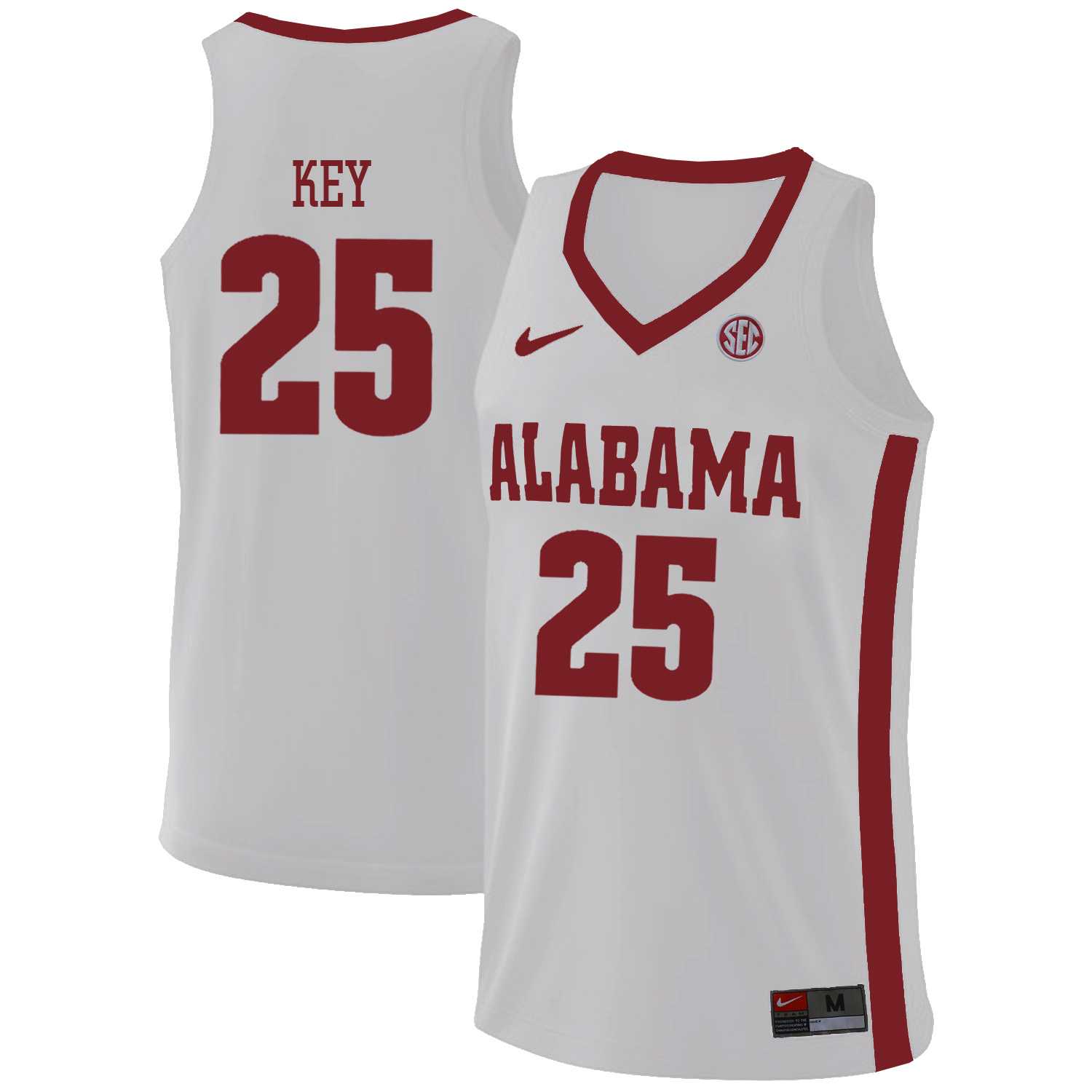 Alabama Crimson Tide #25 Braxton Key White College Basketball Jersey Dzhi,We sell and wholesale Alabama Crimson Tide #25 Braxton Key White College Basketball Jersey Dzhi on line form chian!
